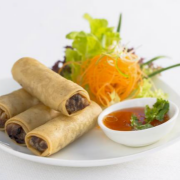 Vegetarian Spring Rolls (4 Pcs)
